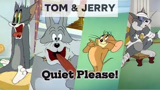 Tom and jerry, Quiet Please! | last part | tom and jerry cartoon | cartoon tom and jerry