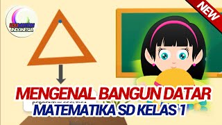 MATEMATIKA SD KELAS 1 BELAJAR MENGENAL BANGUN DATAR | EDUMOTION INDONESIA