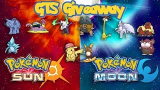 Pokémon Sun & Moon/Ultra GTS Giveaway - Shiny Alolan Form Pokémon! ROUND 2