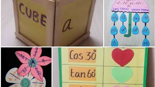 Teaching aids/ teaching aids for maths/booklet,hidden charts, flowcharts ,models,table charts