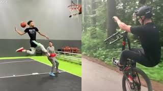 basketball vs. mountain biking