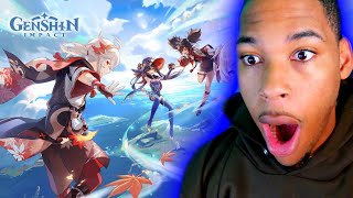 NON GENSHIN FAN REACTS TO MORE CHARACTER TRAILER FOR THE FIRST TIME!!