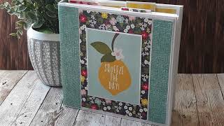 Tutorial mini álbum scrapbook | Como aproveitar sobras de papel | #echoparkpaper