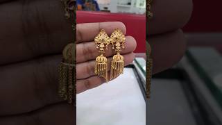 Gold Jhumki Design With Weight And Price #shorts #youtubeshorts #shortvideo #gold jewellery