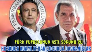 ALİ KOÇ VE DURSUN ÖZBEK' TEN DÜELLO ÇAĞRISI / FUTBOLUN KOSKOCA ADAMLARINDAN ÇOCUKÇA DAVRANIŞLAR