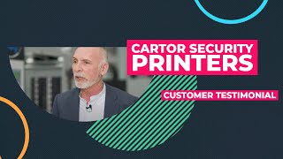 Cartor Security Printers customer testimonial | A B Graphic International Non-stop winders