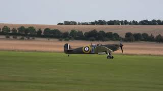 Spitfire and Hurricane Scramble, Duxford, Battle of Britain Day 2021.