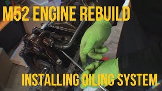 Installing Oil Pump And Oil Pan on a BMW M52