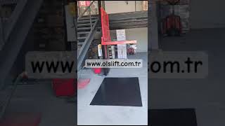 OLSLİFT TEK PİSTON YÜK ASANSÖRÜ - HYDRAULIC GOODS LIFT