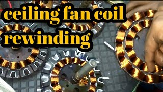 Ceiling fans coil rewinding