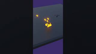 Particles Impact Animation Practice in Blender #blender