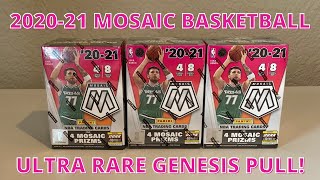 ULTRA-RARE GENESIS PULL! - 2020-21 MOSAIC BASKETBALL BLASTER BOXES