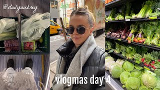 vlogmas day 4: alo yoga Black Friday sale, slick back hair tutorial and health concerns