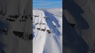 double cliff Jackson hole backcountry #skiing #extremesports