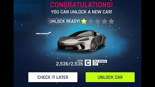 unlocking my 31th car, mclaren GT