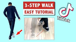 HOW TO 3-STEP WALK TIKTOK DANCE TUTORIAL (AKA CAMEL WALK) | BASIC FOOTWORK