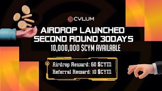 Cylum Finance Airdrop 2 раунд до 13 мая!!! Успей забрать 60  CYM🔥