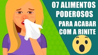 07 Alimentos para Tratamento da Rinite Alérgica