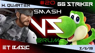 SAR20 - SSBU WQ - ET Basic (Snake) vs Striker (Greninja/Yoshi)