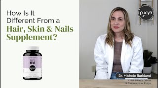 How is it different from hair skin and nail supplements? | Puriya's Sensitive Skin Supplement