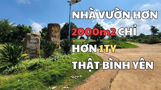 Đất Ven Đà Lạt | Hơn 2 sào đất sẵn nhà vào ở ngay chỉ hơn tỷ được cả bầu không khí mát mẻ