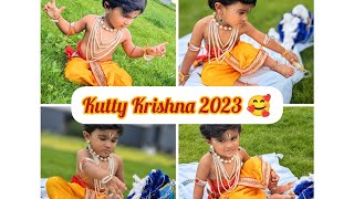 Our Kutty Krishna in 2023|Baby Krishna photoshoot ideas|Gokulashtami|Little Krishna get up