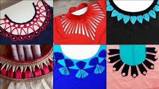 Churidar Neck Designs l Kurti Front Neck Designs l Collar Neck Designs