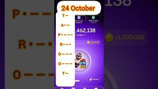 Gemz Daily Code telegram bot, 24/25 October #new #views #viralvideo #videoshort #telegrambot