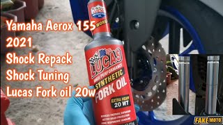 Yamaha Aerox 2021 Shock Tuning | Lucas Fork Oil 20w | Aerox Issue