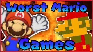 The Worst Mario Games