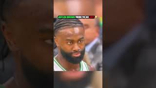 Jaylen Brown Tried to go left.. #nba #basketball #shorts