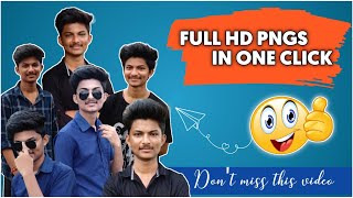 HOW TO MAKE FULL HD PNGS IN ONE CLICK || NEW TRICK 2021 || MAKE HD PNG IN ONE CLICK ADOBE SPARK