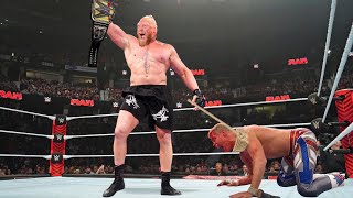 WWE July 12 2024 _ Brock Lesnar Made Shocking Return & Brutally Attacks Cody Rhodes