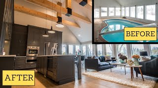 Indoor Pool House Transformation | $1.45 Mil Luxury Home Renovation