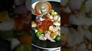 Soyabean Chilli In Restraunt Style #ytshorts #shorts #soyabeanchillirecipe