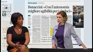 Raffaella Sensoli (M5S) ospite a "L'edicola dell'Assemblea Legislativa" (18-06-19)