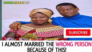 I ALMOST MARRIED THE WRONG PERSON BECAUSE OF THIS! _ APOSTLE AROME OSAYI