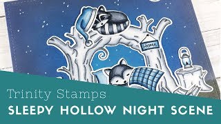 Colouring Critters In All Grey Tones | Trinity Stamps Sleepy Hollow