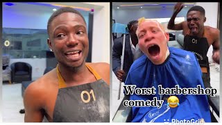 Barbing albino gone wrong || Shank Comics comedy