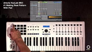 Arturia KeyLab MKll | #1 Recording Beat Pattern With Pad