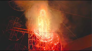 12 Diciembre 2022 Castillo Cohetes Pirotecnia Acambaro Celebracion a la Virgen de Guadalupe 4K