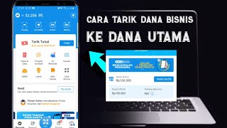 cara tarik saldo dana bisnis ke dana utama