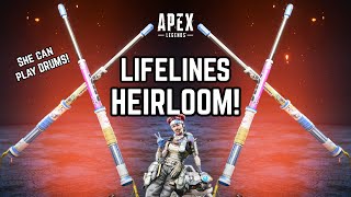 NEW LIFELINE HEIRLOOM 'Get Wrecked' GAMEPLAY! Unlocking Fight or Fright Collection! Apex Legends