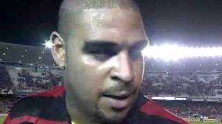 Entrevista Adriano Fim de Jogo Flamengo 2 x 1 Atletico Pr