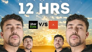 UBER EATS v/s DOORDASH | 6:40 AM ➡ 6:40 PM