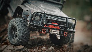 1/10 RC카 Traxxas TRX-4 Land Rover Defender Rock Crawling - 알씨카 랜드로버 디펜더 락크라울링