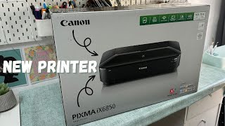 Canon Pixma Ix6850 printer, unboxing, setting up and testing  | Small Business Diaries Vlog