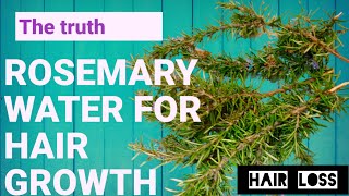 How to prepare Rosemary water at home for hair growth/fix hair loss problems #healthyliving