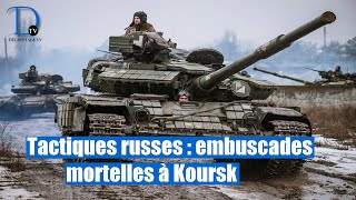 Des chars russes en embuscade à Koursk : L' ukrainienne subit une défaite cuisante