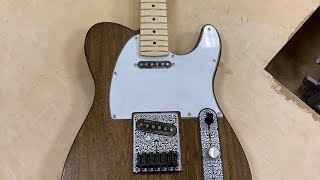 Onefinity Cnc carving the FENDER TELECASTER Guitar body